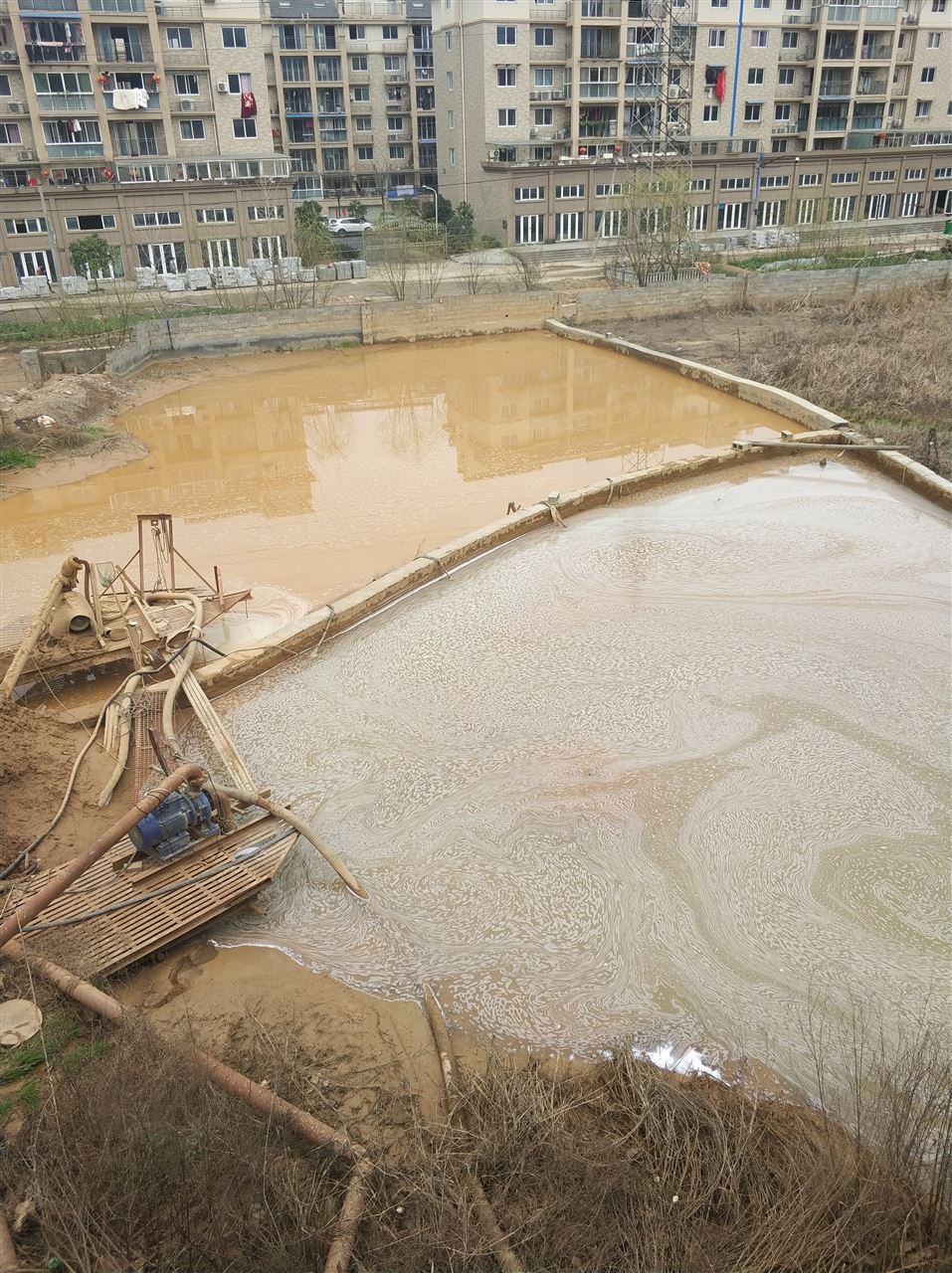 色达沉淀池淤泥清理-厂区废水池淤泥清淤